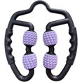 thumbnail image 1 of 4 Roues Rouleau en Mousse Masseur Musculaire pour Jambe Cou Main Bras Point de Déclenchement Relaxation Musculaire Masseur Sports Intérieurs Yoga Équipement de Musculation (Noir), 1 of 8