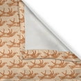 thumbnail image 4 of Ambesonne Fox Valance Pack of 2, Hand Drawn Wildlife Animals, 54"X12", Pale Peach Ginger, 4 of 5