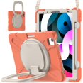 thumbnail image 5 of Funda a juego para iPad Air4 de 10,9 pulgadas con correa para el hombro, soporte de anilla ajustable grande, portalápices y protección contra golpes., 5 of 5