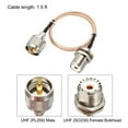 thumbnail image 2 of UHF PL-259 Macho a UHF SO-239 Hembra Mamparo RG316 Coaxial Cable 1,5-Pies, 2 of 6