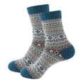 thumbnail image 1 of Calcetines térmicos de lana de punto grueso para mujer Calcetines de ocio para mujer, 1 of 5