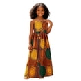 thumbnail image 5 of WhouRiu Girls Boho Summer Dress Casual Fashion Graphic Flowy Cami Dresses Kids Comfortable Cute Summer Party Sundress,3-4 Years, 5 of 5