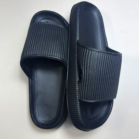 

PIKADINGNIS Indoor Women SPA Slippers Summer EVA Soft Lovers Plarform Beach Shoes Non-slip Home Bathroom Men Slides Flip Flops 2022 Sandals