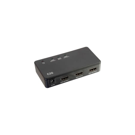 UPC: 0757120410577 | C2G 41057 2-Port 4K UHD HDMI Splitter  Black