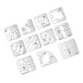 thumbnail image 1 of Redempat Free Motion Quilting Templates Set DIY Domestic for Embroidery Hobbyists, 1 of 8