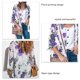 thumbnail image 3 of Las mujeres cubren la chaqueta transpirable agradable a la piel abierta frontal floral impresión cubrir la chaqueta para el hogar del partido, 3 of 4