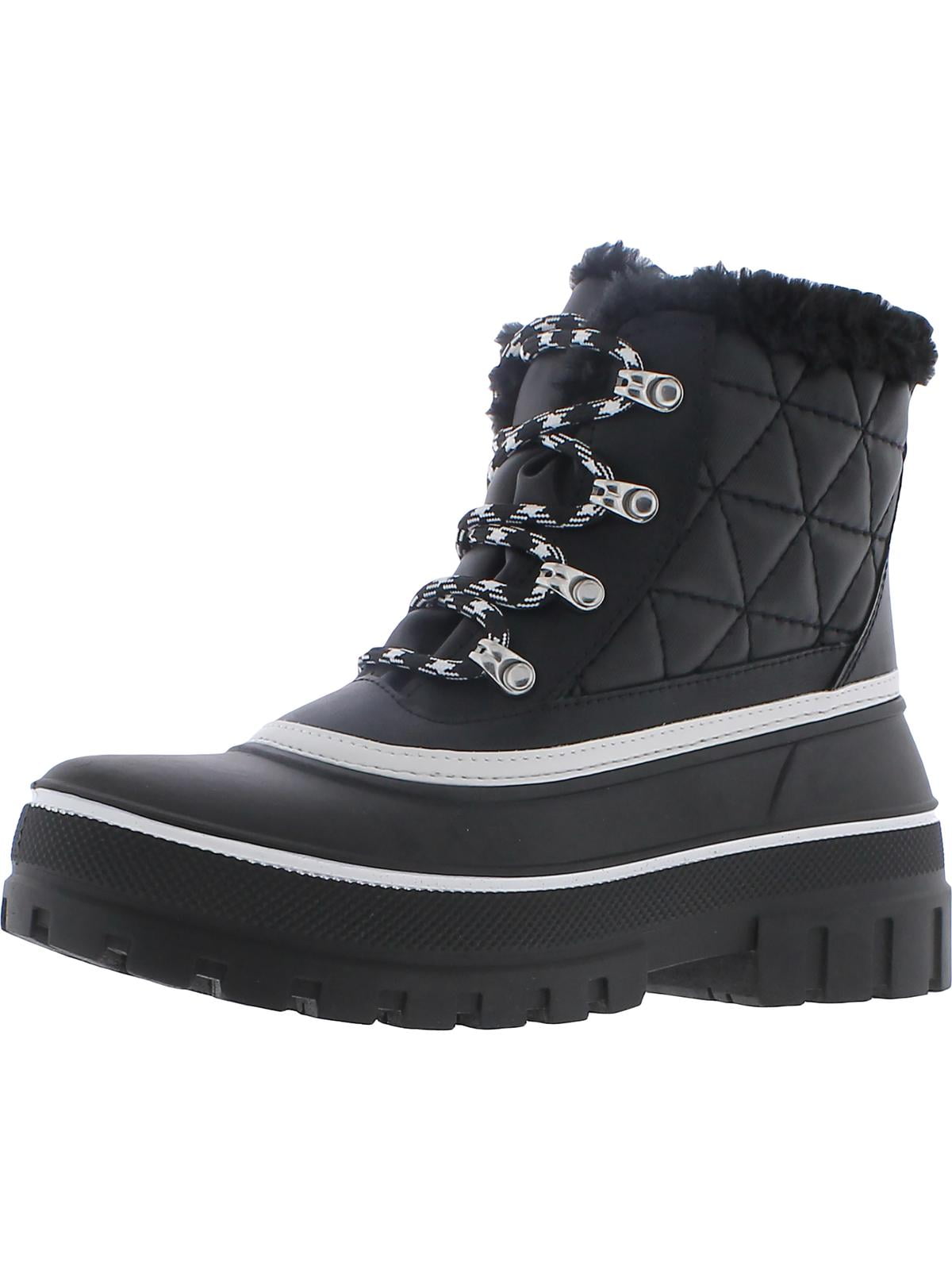 Steve Madden Womens Billow Leather Faux Fur Snow Winter Boots Shoes BHFO 4211 