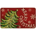 thumbnail image 2 of Xmas Tree Merry Christmas Doormat, Snowflake Winter Home Decor Low-Profile Switch Rug Door Mat Floor Mat for Indoor Outdoor 20x32 Inch, 2 of 4