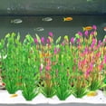 thumbnail image 4 of Plantas acuáticas artificiales para acuario, decoración de plantas de pecera de plástico, 10 piezas., 4 of 5