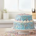 thumbnail image 3 of Moon & Stars Sprinkle Mix White, Blue, Yellow, Pink, Purple, Green, Orange 4.4 oz, Sprinkles For Cake Decorating, Baking, Ice Cream & More, The Hampton Candy Company, 3 of 8