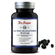 Dr. Brian Eye Vitamins Lutein & Zeaxanthin Capsule Lutein Supplement with Lutein 16mg Zeaxanthin 4mg Astaxanthin 5mg Vitamin A 2333iu Vitamin E 9iu for Macular Degeneration Dry Eyes Vision Health