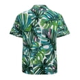 thumbnail image 3 of High Quality Hawaiian Shirts for Men Short Sleeve Aloha Beach Shirt Floral Summer Casual Button Down Shirts Blouses A5K4B3, 3 of 7