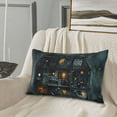 thumbnail image 5 of Halloween Plush Throw Pillow Covers, Halloween Scary Dollhouse C Pillow Cases with Invisible Zipper,Halloween Decor Microfiber Pillow Cases for Sleeping Bedroom Sofa Living Room, 5 of 6