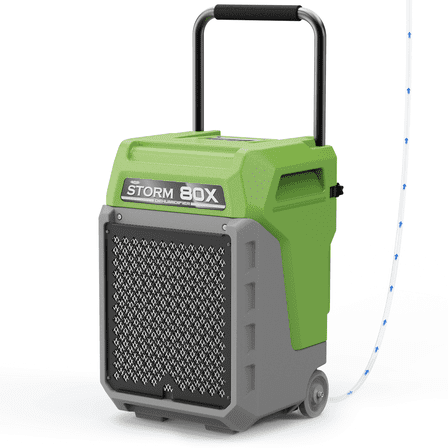 ALORAIR  Commercial Dehumidifier 170 Pints LGR Dehumidifier with Pump & Drain Hose, Portable Insutrial Dehumidifier for Basments, Home, Job Sites, Fit for 2,100 Sq.Ft Space with Wheels