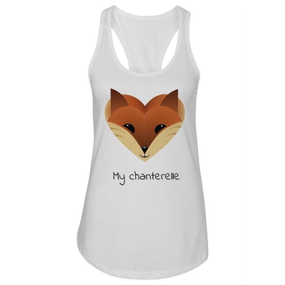 My Chanterelle. Cute Design.  Tank Women -Image by Shutterstock, Female Medium