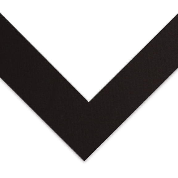 Blick Black Core Pre-Cut Mat - 16" x 20" w/ 10-1/2" x 13-1/2" opening