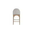thumbnail image 7 of Meridian Furniture Waldorf Grey Chenille Fabric Stool, 7 of 7