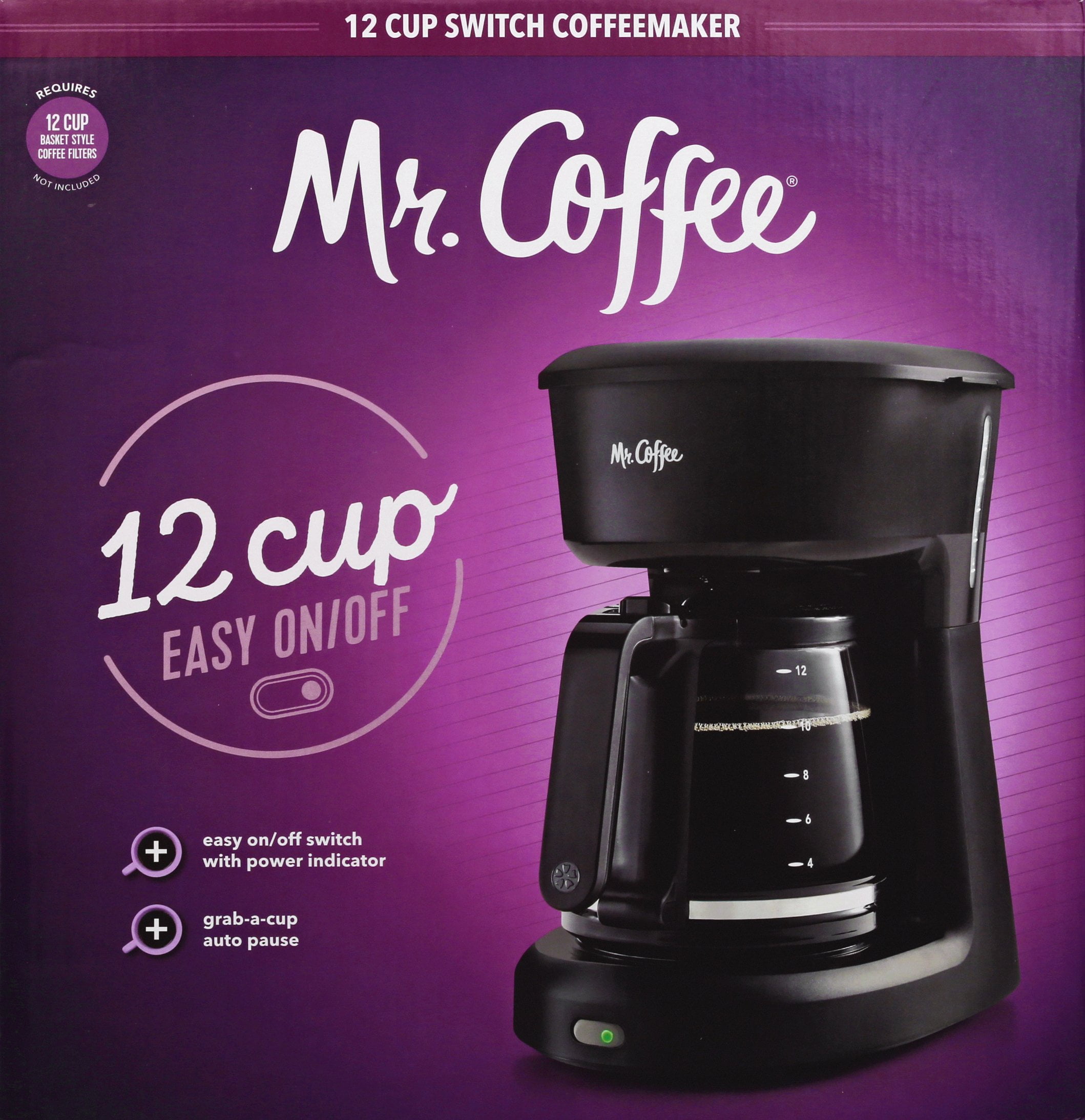 Mr. Coffee® Switch Coffeemaker - Black, 4 cup - Fred Meyer