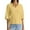 Yellow, variant on MIXUE Womens Summer Tops Solid Color Lapel V Neck Short Sleeve Loose Fit Casual Knitted Tshirts Outwear,Yellow,L