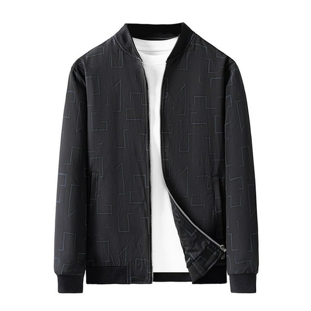 Manteau à Capuche à Manches Longues pour Hommes Mode Couleur Unie Loisirs avec Poche Zippée