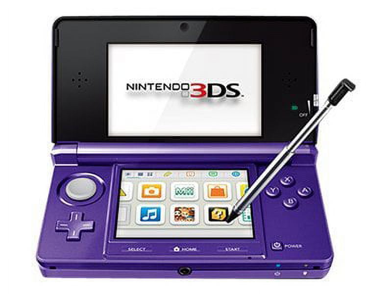Restored Nintendo 3DS Cosmo Black - Nintendo 3DS - Walmart.com