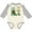 Natural and Heather, variant on Inktastic Cute Lizards Hanging out Boys or Girls Long Sleeve Baby Bodysuit