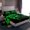 Black Green, variant on Castle Fairy Abstract Gamer 4pcs Bed Sheets,Video Game King Sheets,3D Geometric Super Cozy Sheet Set,Super Cozy Gamepads Room Decor