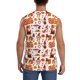 thumbnail image 4 of Fotbe Autumn Gnome Men's Camiseta sin Mangas Estampada para Hombres, Playera Casual para Gimnasio, Entrenamiento, Playa-XX-Large, 4 of 7