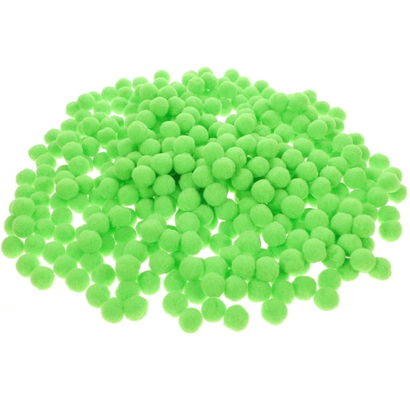 FRCOLOR 2000Pcs Fluffy Pom Poms for Hobby Materials Christmas Decorations Light Green Round Plush Woolen