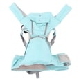 thumbnail image 1 of Portabebés con asiento para la cadera, ergonómico, transpirable, cómodo, multifuncional, taburete de cintura para bebé recién nacido, color verde, 1 of 5