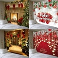 thumbnail image 6 of New Arrival Christmas Tree And Santa Claus Big Tapestry Decor For Room 2021 Wall Hanging Bedroom Hanging Cloth Decorative Cloth Christmas Eve Home Decor, 6 of 9