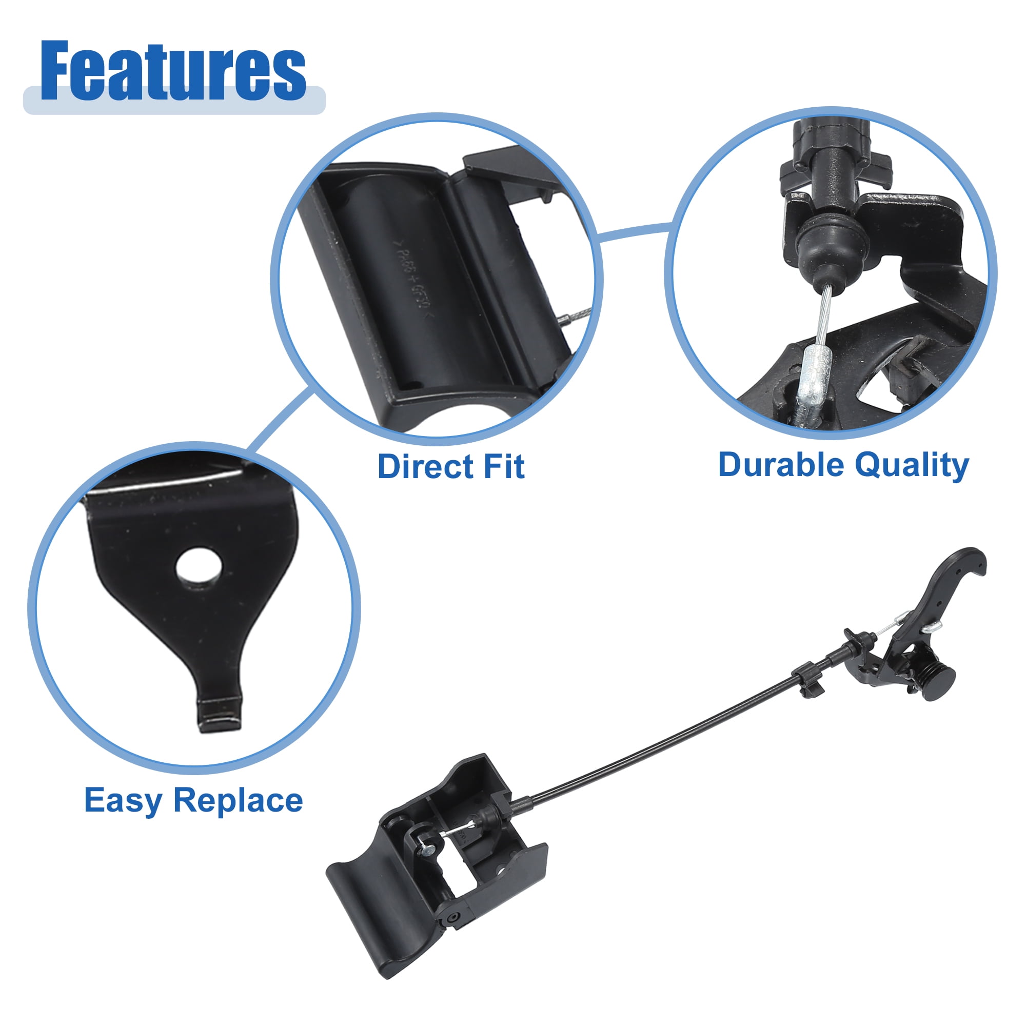 Unique Bargains Hood Latch Assembly for Hyundai Santa FE 2013-2019 No.811402W000