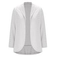 thumbnail image 4 of Delayuji Cardigan For Women Summer Lightweight Open Front Cardigans Mesh Hollow Knit Half Sleeve Cover Ups, 4 of 6