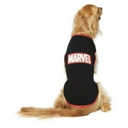 Marvel Logo Dog & Cat T-Shirt, Black By Marvel Size L
