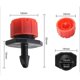 thumbnail image 2 of Gotero de riego ajustable de 100 piezas, 1/4 '' Sistema de riego por goteo automático, goteros de microaspersión para invernadero de plantas, jardín Diy (rojo) se kaili Sencillez, 2 of 5
