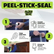 Alien Seal Draft Seal Window Door Seal Strip Transparent Windproof Sealing Tape Self Adhesive Draft Seal Tape 1 Roll