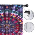 thumbnail image 4 of Blackout Kids Curtains,Colorful Tie Dye Pattern Childrens Insulated Curtains Set Of 2,Bedroom Essentials,Toddler Room Decor 42"x54", 4 of 5