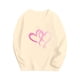 thumbnail image 4 of Blusas y camisas de manga larga con cuello redondo CUHK Top estampado de cuello redondo para primavera y verano Jersey informal Camisa básica de manga larga para niños y niñas Blusa de poliéster para, 4 of 6