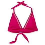Juniors Banded Halter Bikini Top