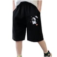 thumbnail image 1 of Odeerbi 8-15 Años Niños Deportes de Verano Bermudas Pantalones Cortos de Impresión Lindo Entrenamiento Atlético Pantalones Cortos de Algodón Lindo Casual Respirable, 1 of 4