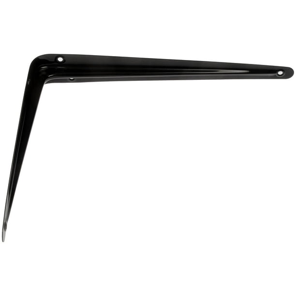 Hyper Tough Shelf Bracket 6" x 8" Black