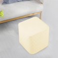 thumbnail image 4 of Foot Rest Stool Covers Stool Protector with Elastic Bottom Case Stretch Stool for Living Room Light Yellow, 4 of 8