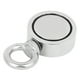 thumbnail image 1 of Salvage Fishing Magnet, Double-Sided Magnet Lifting Magnet Fishing Rope Salvage Magnet, For Underwater Treasure Hunting Fishing Camping Searching In Rivers ANGGREK Fishing Magnet, 1 of 8