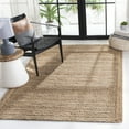 thumbnail image 2 of SAFAVIEH Natural Fiber Kevin Abstract Area Rug, Natural, 6' x 6' Square, 2 of 7
