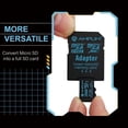 thumbnail image 5 of Amplim 256GB Micro SD Card - High Speed MicroSD for Camera, MicroSDXC Memory Card for Mini SDXC with Adapter, A2 U3 Class 10 for GoPro, Phone, Tablet Video Blue, 5 of 6