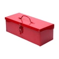 thumbnail image 1 of Caja de herramientas de hierro, organizador multiusos con asa ergonómica de fácil acceso, estuche para herramientas manuales para talleres, garajes y, 1 of 8