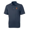 thumbnail image 2 of Men's Cutter & Buck Navy Virginia Cavaliers Vintage Team Logo Virtue Eco Pique Recycled Polo, 2 of 3