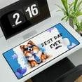 thumbnail image 3 of Happy Father's Day Best Shetland Sheepdog Cool Dad Ever Desk Mat Full Keyboard Mouse Pad Sheltie Dog Lover Gifts Large Mousepad - 12007, 3 of 5