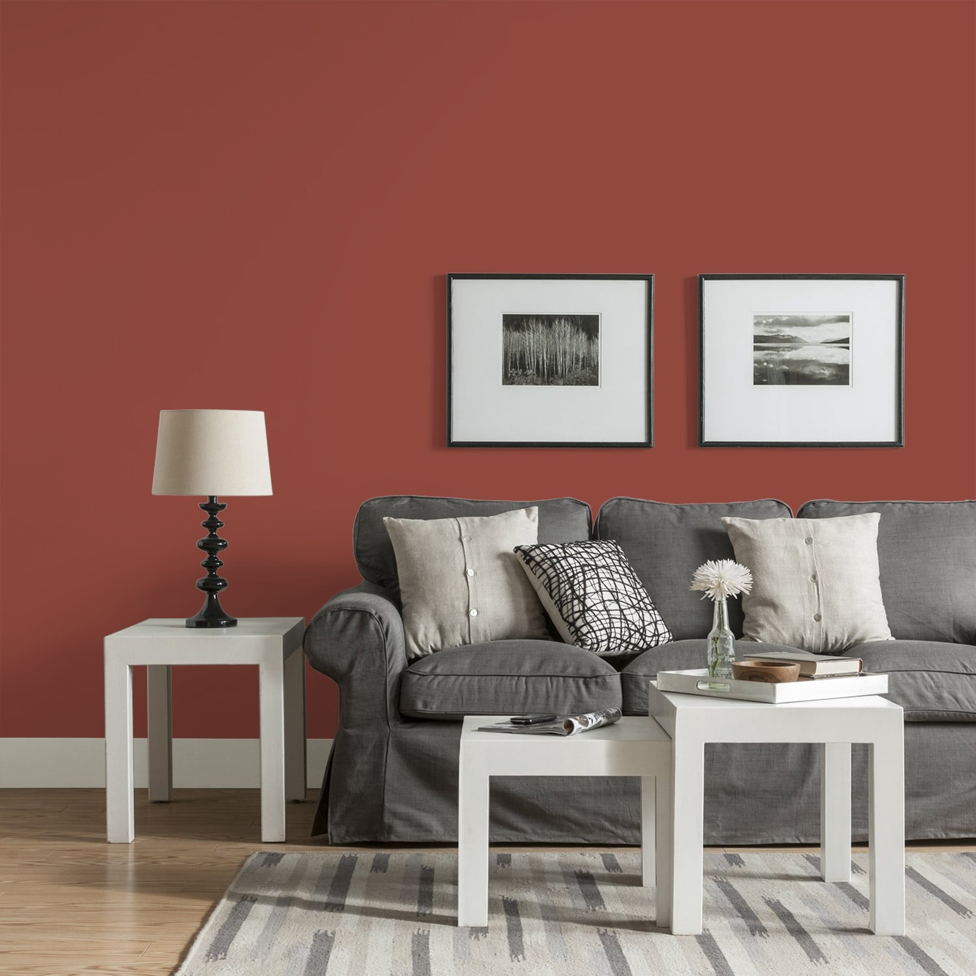 Glidden Spred Cedar Chest / Red, Eggshell Interior Paint with Primer, 1 Gallon