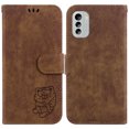 thumbnail image 2 of Compatible with Nokia G60 Embossed Cute Tiger Flip Folio Wallet Case Card Pocket Holder Cover, 2 of 5